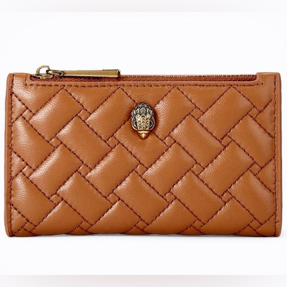 Kurt Geiger Lambskin Leather Bifold Wallet “Kensington”Tan W/RFID NWT & Gift Box - Picture 16 of 16